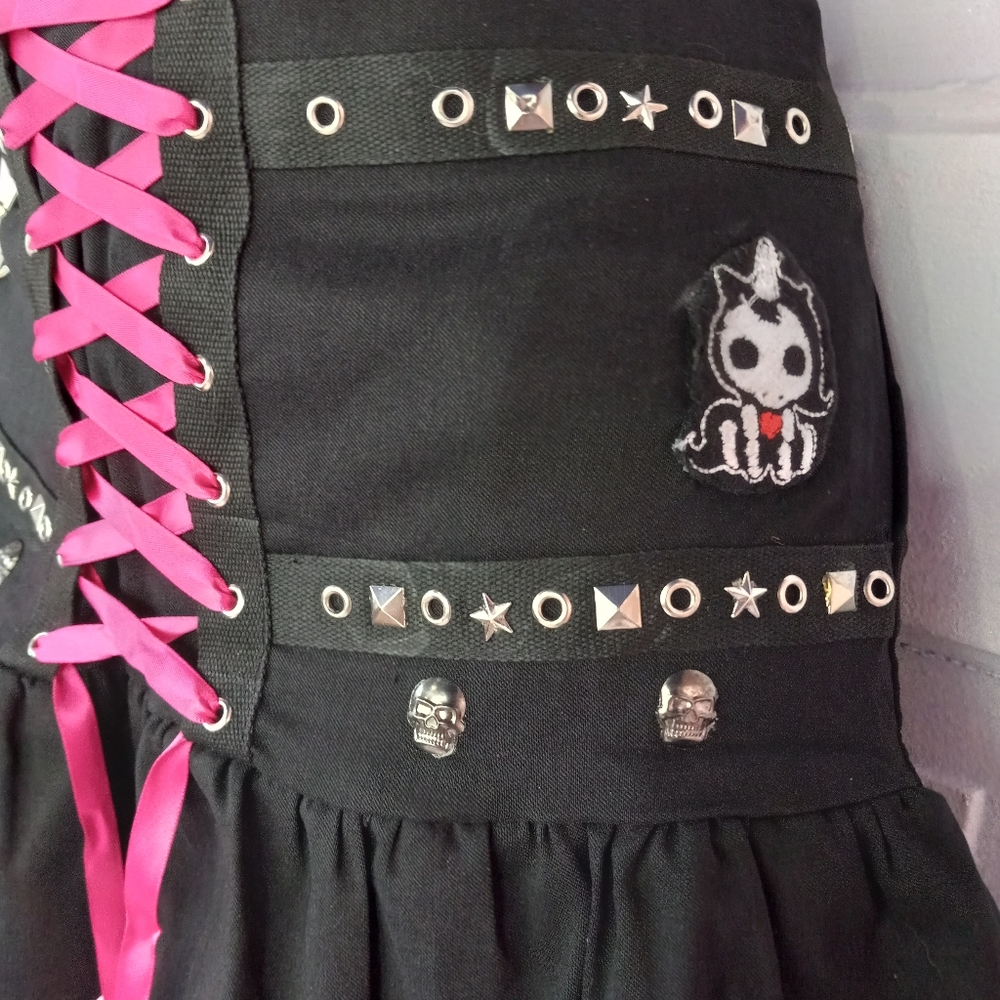 Skelanimal unicorn Custom Rage festival skirt! OOAK fairy grunge! Only 1 on 🌎 - Picture 10 of 15
